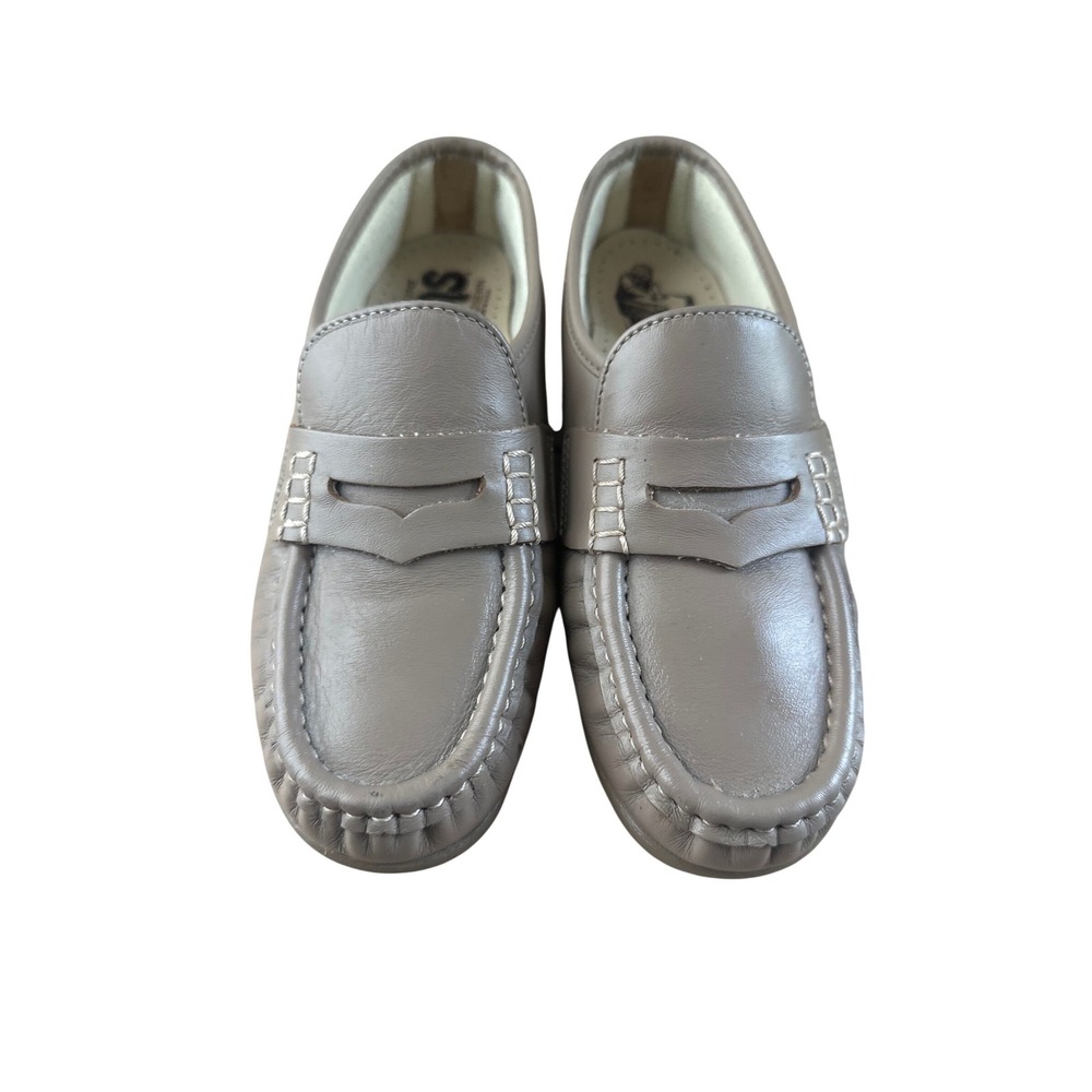 SAS Women‎ Taupe Leather Penny Loafers Handsewn Comfort Shoes Size 4 M G6870422